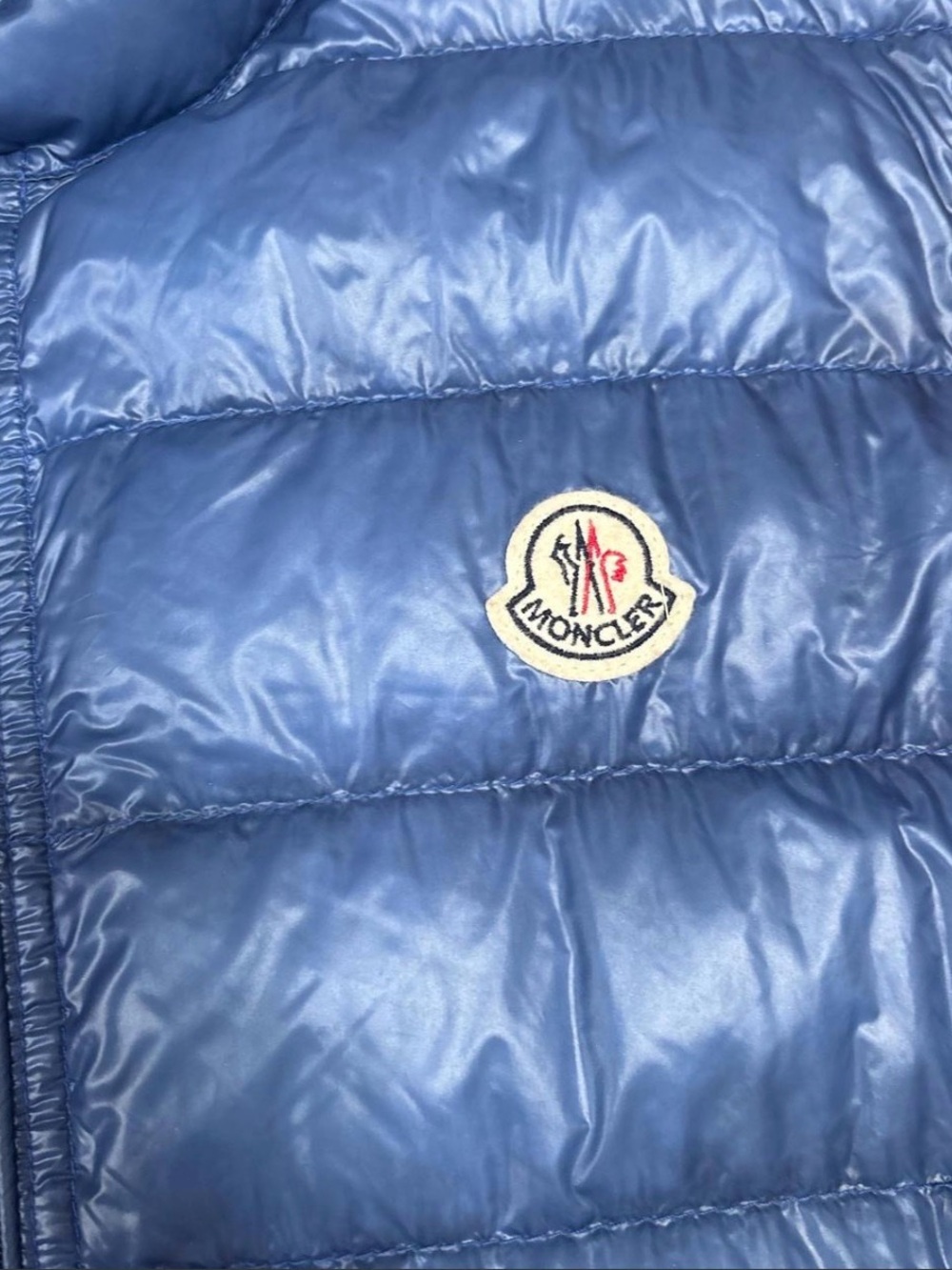 Moncler royal blue women’s Quilted Down Puffer vest